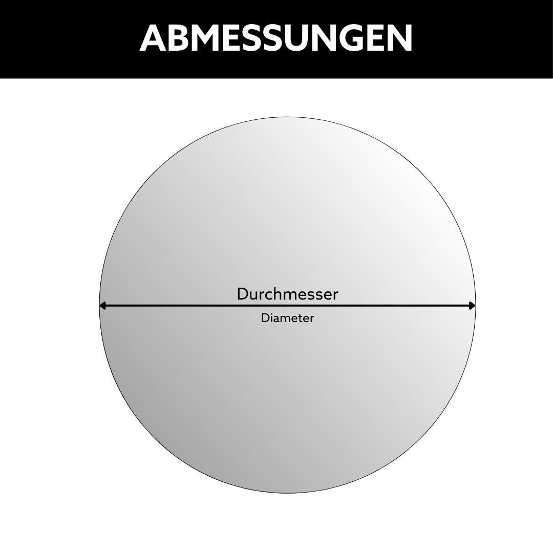 Zeichnung Spiegeldurchmesser