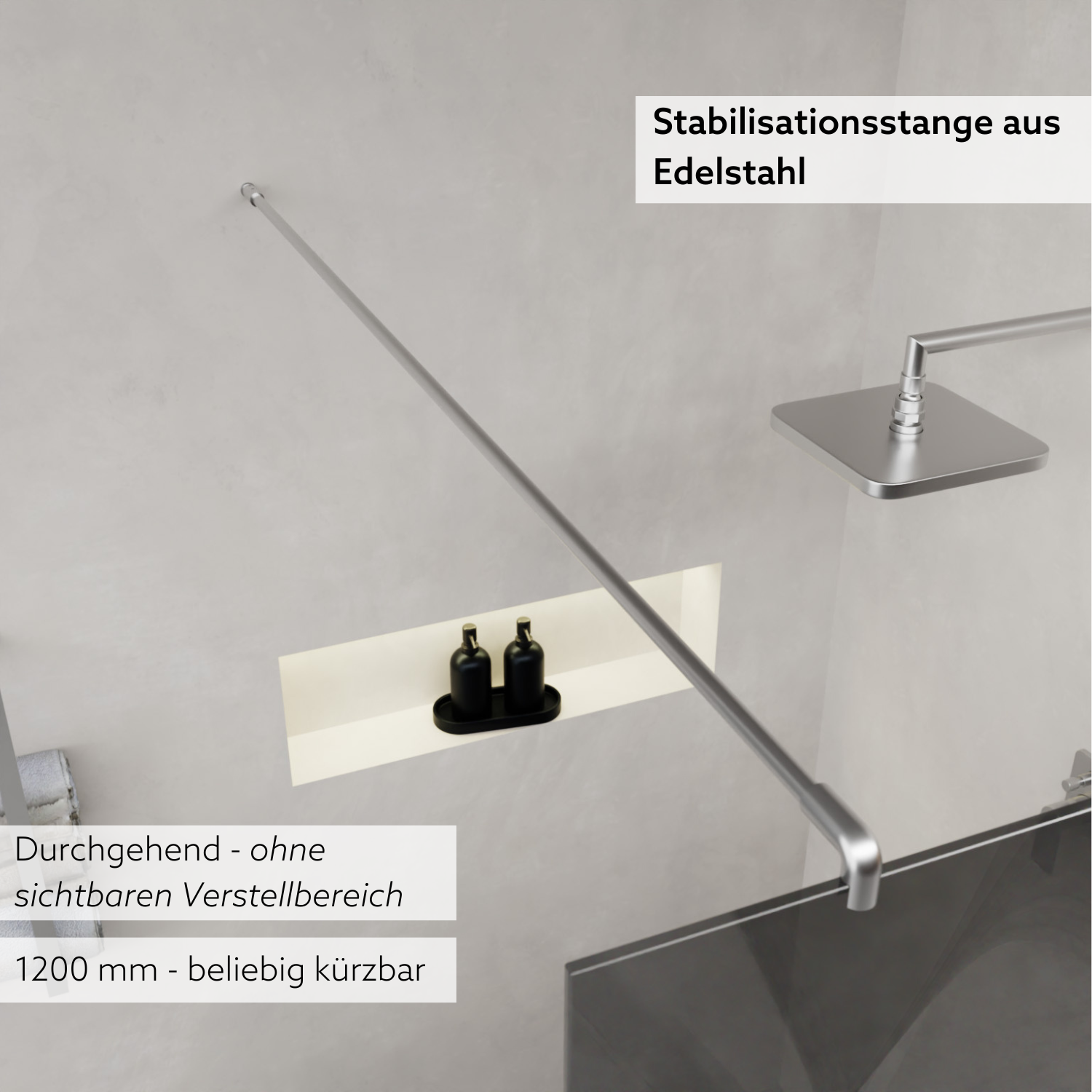 Stabilisationsstange aus Edelstahl 